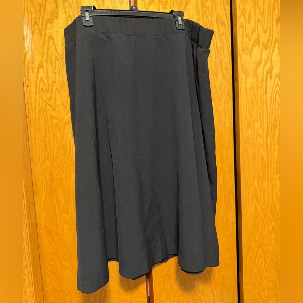 Lane Bryant Black A-Line Midi Skirt NWT Size 20